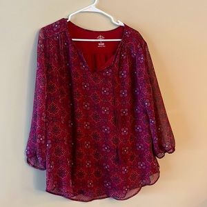 St Johns Bay Floral blouse